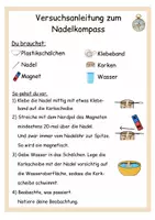 Vorschau - Arbeitsblätter - Der Nadelkompass - Seite 2