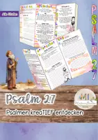 Vorschau - Stundenentwürfe - Psalme im Religionsunterricht: Psalm 27 - Deckblatt
