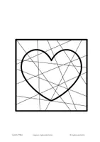 Vorschau - Mal- und Bastelvorlagen - Herz-Heart - Seite 3