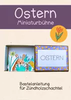 Vorschau - Mal- und Bastelvorlagen - Minibühne gestalten: Ostern 🐇🌼🐑🥚 - Deckblatt
