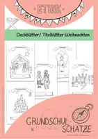 Vorschau - Arbeitsblätter - Deckblätter/ Titelblätter Weihnachten Grundschule Ethik Unterricht - Deckblatt