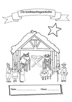 Vorschau - Arbeitsblätter - Deckblätter/ Titelblätter Weihnachten Grundschule Ethik Unterricht - Seite 1