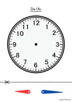 Vorschau - Arbeitsblätter - Übungsheft/Arbeitsheft: Die Uhr - Seite 3