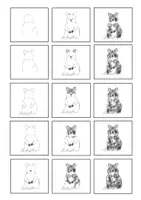 Vorschau - Mal- und Bastelvorlagen - Zeichenanleitungen: realistische Tiere, Teil 2 - Seite 3
