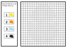 Vorschau - Mal- und Bastelvorlagen - Pixelkunst zum Thema Ostern - Seite 2