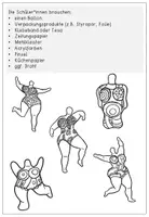 Vorschau - Stundenentwürfe - Kunstprojekt - Niki de Saint Phalle - Nana aus Pappmaschee (Pappmaché) - Schritt für Schritt mit Smartboard Anleitung - Seite 2