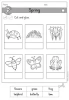 Vorschau - Arbeitsblätter - Spring (Frühling) Arbeitsblatt differenziert Englisch - Seite 2