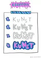 Vorschau - Stundenentwürfe - Graffiti Sek 1, Graffiti Kunst, Kunstunterricht Sekundarstufe 1 - Seite 3