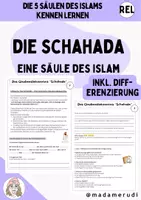 Vorschau - Unterrichtsreihen - Schahada- das Glaubensbekenntnis im Islam - Deckblatt