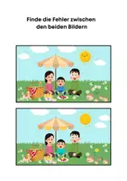 Vorschau - Spiele - Kannst du die Fehler finden? Bilderrätsel für Kinder - Seite 2