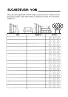 Vorschau - Arbeitsblätter - Bücherturm - Deckblatt