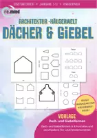 Vorschau - Mal- und Bastelvorlagen - Architektur im Kunstunterricht - Dächer und Giebel entdecken - Deckblatt