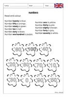 Vorschau - Arbeitsblätter - Arbeitsblätter numbers 0-100 - Seite 1