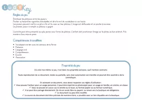 Aperçu - Apprentissages en autonomie - Le loto des animaux de la ferme - Page 2