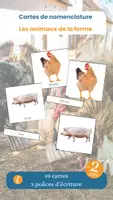 Aperçu - Apprentissages en autonomie - Les cartes de nomenclature Montessori des animaux de la ferme - Page de couverture