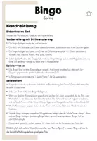 Vorschau - Spiele - Spring (Frühling) Bingo Spiel differenziert Englisch - Seite 2