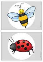 Vorschau - Spiele - Spring (Frühling, Frühblüher) Fliegenklatschenspiel Englisch - Seite 3