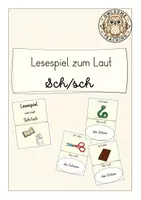 Vorschau - Spiele - Lesespiel zum Laut Sch/sch (Kl. 1/2) - Deckblatt