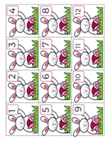 Aperçu - Apprentissages en autonomie - Pâques- Dénombrement - Boites de 10 -Les carottes d’Adrien - Page 3