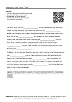 Vorschau - Arbeitsblätter - Arbeitsblätter zum Thema "Schädel" + Lösung & MP3 + Infografik - Seite 3