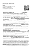 Vorschau - Arbeitsblätter - Arbeitsblätter zum Thema "Sekunde" (Lückentext, Hörverstehen) + Lösung & MP3 - Deckblatt