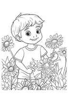 Vorschau - Arbeitsblätter - Frühling ausmalen - Seite 3