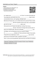 Vorschau - Arbeitsblätter - Arbeitsblätter zum Thema "Tierpark" (Lückentext, Hörverstehen) + Lösung & MP3 - Deckblatt