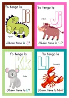 Vista previa - Decoración del aula - Juego de cartas / yo tengo la a ¿quién tiene la b? - página 3