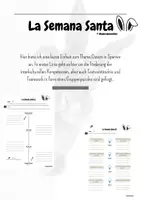 Vorschau - Arbeitsblätter - La Semana Santa- interkulturelles Lernen - Deckblatt