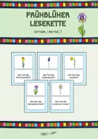 Vorschau - Spiele - Frühblüher Lesekette für die 1. bis 3. Klasse (Ich habe...! Wer hat...?) - Deckblatt