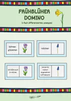 Vorschau - Spiele - Frühblüher Domino Wortebene + Satzebene (2-fach differenziert) - Deckblatt