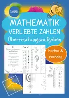 Vorschau - Arbeitsblätter - Überraschungsaufgaben "Verliebte Zahlen": Mathematik Klasse 1 | Anfangsunterricht - Deckblatt