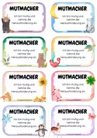 Vorschau - Klassenarbeiten - Mutmach-Karten für Kinder im Schulalltag - Seite 3