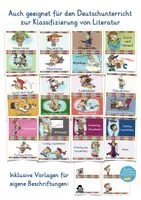 Aperçu - Affichage - Deutsch Allemand Bücher Literatur Genres - Schilder für die Leseecke - Page 2