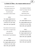Aperçu - Apprentissages en autonomie - Paroles du Télévie + images - Page de couverture