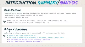 Vorschau - Präsentationen/Tafelbilder - Abi Boot Camp introduction writing - Seite 2