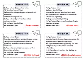 Vorschau - Aufgabenkarten - Kopfgeometrie: Wer bin ich? - Seite 2
