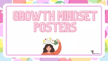 Vista previa - Decoración del aula - GROWTH MINDSET DECORATIVE POSTERS - página 1