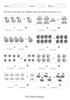 Vorschau - Arbeitsblätter - Mathematik: Subtraktion im Zahlenraum bis 10 1.Klasse - Seite 1