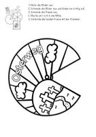 Vorschau - Stundenentwürfe - Osterweg, Ostergeschichte Bastelvorlage Drehscheine, Religionsunterricht, - Seite 3