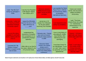 Vorschau - Stationenlernen - Obama, Trump, Biden - Accomplishments and Challenges Infographic Project - Seite 2