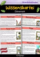Vorschau - Stationenlernen - Wissenskartei - Dänemark - Seite 1