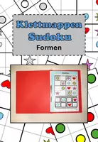Vorschau - Mal- und Bastelvorlagen - Sudoku mit Formen und Farben - Klettmappen - Deckblatt
