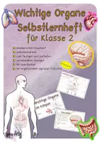 Vorschau - Arbeitsblätter - Wichtige Organe: Arbeits- und Selbstlernheft Klasse 2 - Deckblatt