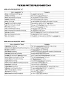 Aperçu - Apprentissages en autonomie - VERBS WITH PREPOSITIONS IN ENGLISH – List and Examples - Page 3