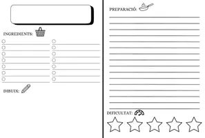 Vista previa - Hojas de trabajo - El meu llibre de receptes - página 2
