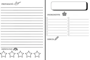 Vista previa - Hojas de trabajo - El meu llibre de receptes - página 3