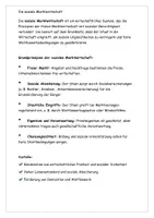 Vorschau - Arbeitsblätter - Die soziale Marktwirtschaft Text Aufgaben Lösung - Seite 1