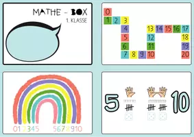 Vorschau - Fördermaterial/Inklusion - Mathe Box 1. Klasse, Addition, Subtraktion, Zahlenfreunde - Seite 1