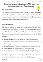Vorschau - Mal- und Bastelvorlagen - Legekreis Ostern Klasse 1-2 Aschermittwoch, Karwoche & Ostern Religion (Bibel) - Seite 1